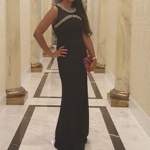Black Maxi Cocktail Dress